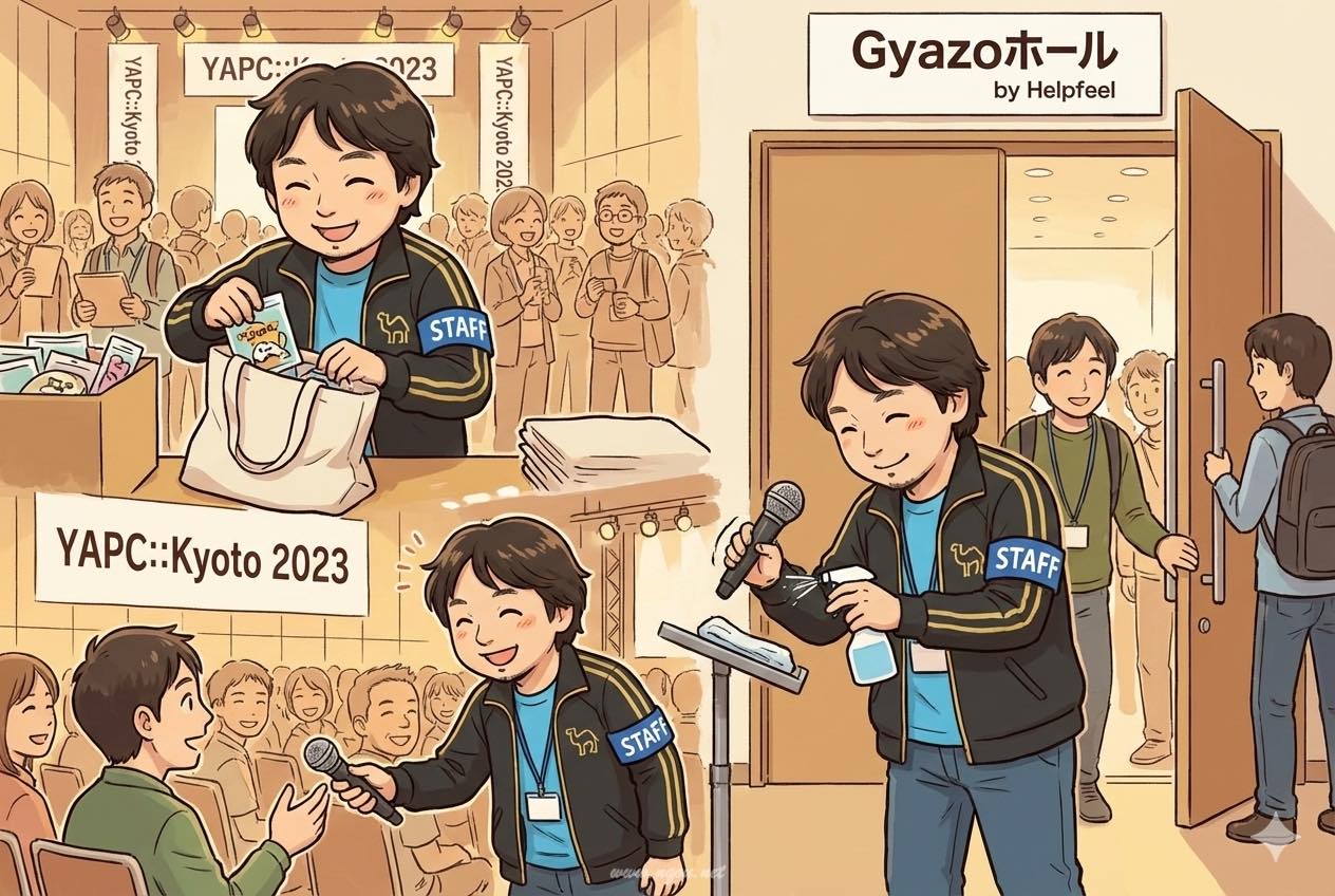 Featured image of post YAPC::Kyoto 2023に行けなかった私がボランティアスタッフになってみた