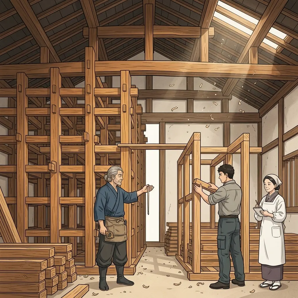 Featured image of post コードカーペンター【Sprout Class】「今の蔵には、置けないんですね」〜既存に入らないなら、新しい部材を別に起こす〜