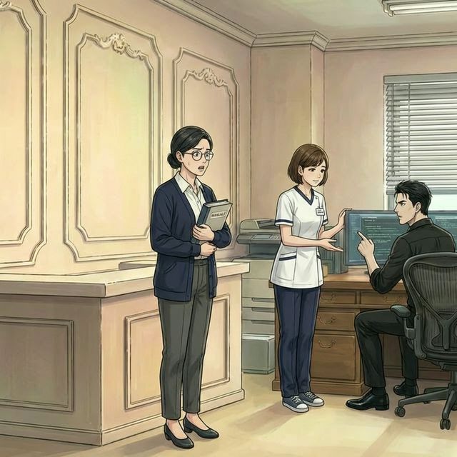 3つのディスプレイに並んだクローンコードを指し示すドクターと、自分の失敗に気づいて愕然とする瀬川