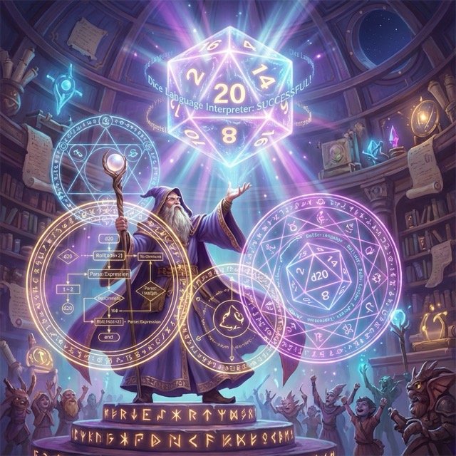 図3: ダイス言語インタプリタの完成