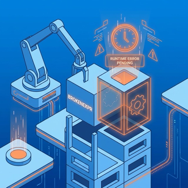 図1: メソッド実装忘れによる実行時エラーの危険性