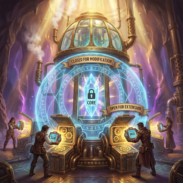 開放閉鎖の原則のイメージ