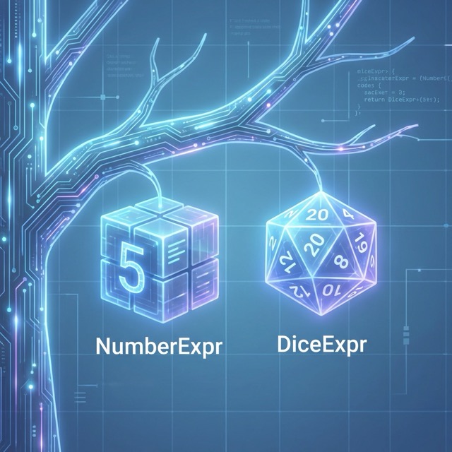 終端式: NumberExprとDiceExpr
