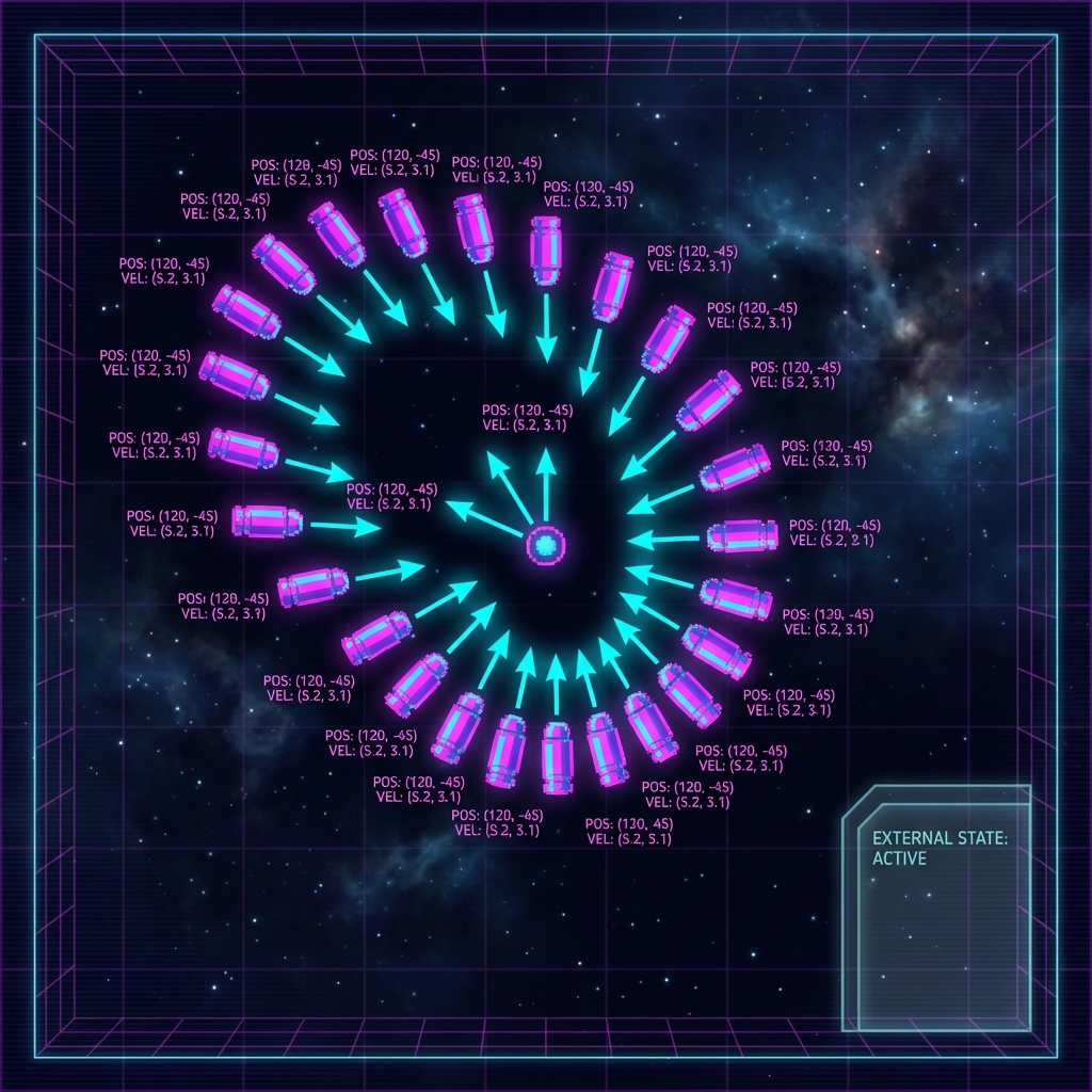 外部状態を渡して描画