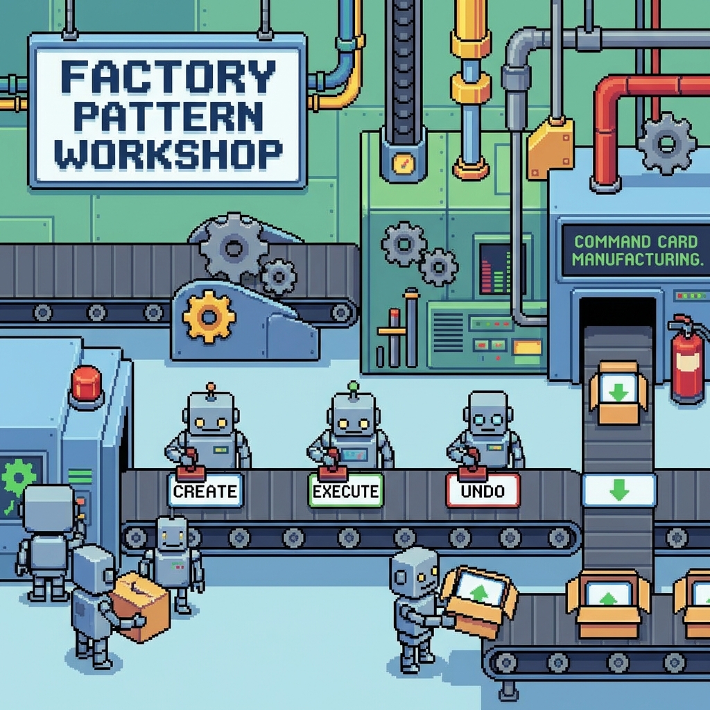 Factoryパターン - コマンド工場
