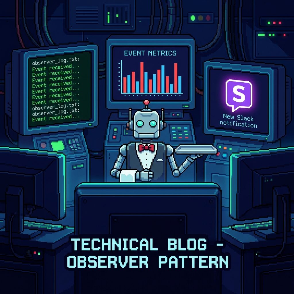 Observerパターン - 監視モニター