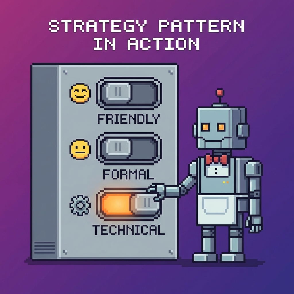 Strategyパターン - 性格スイッチ