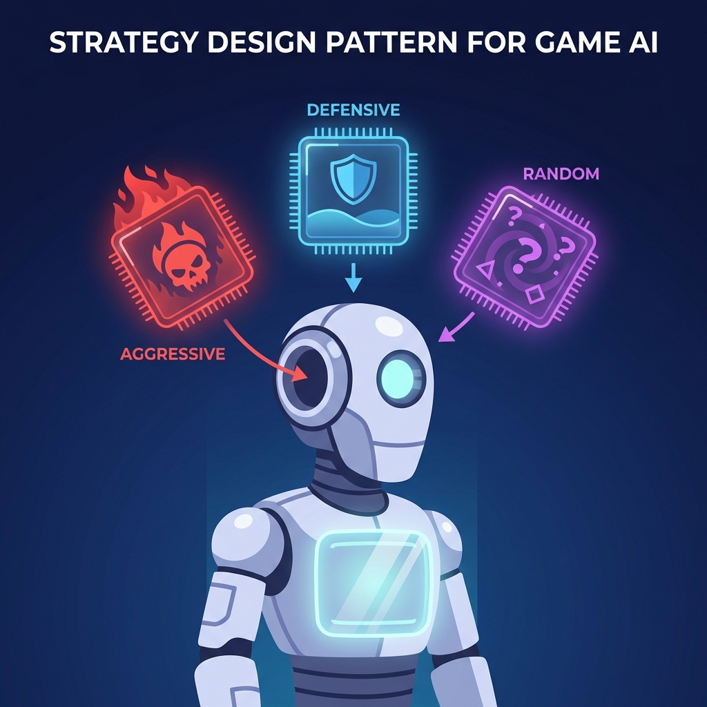 Strategyパターンで切り替え可能なAI