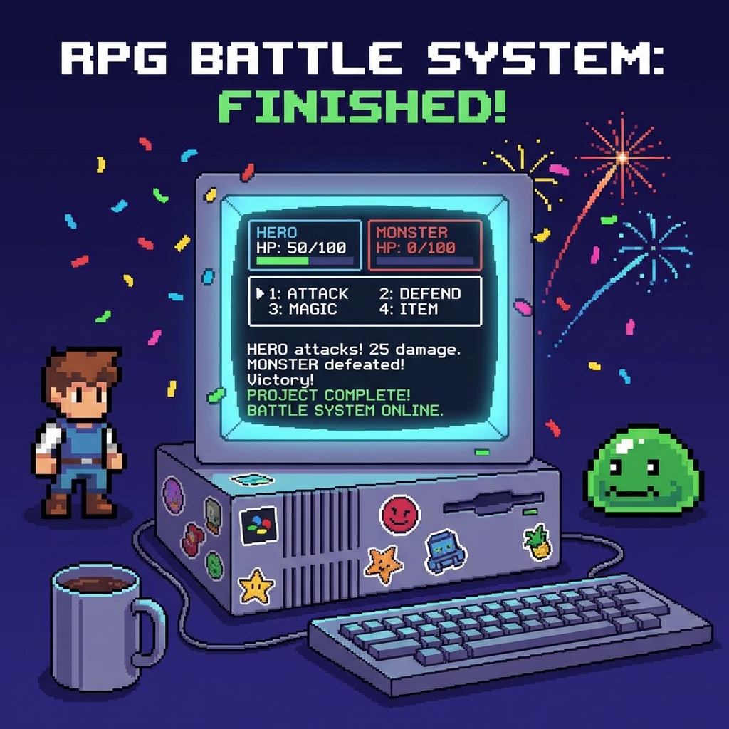 完成したRPGバトルシステム