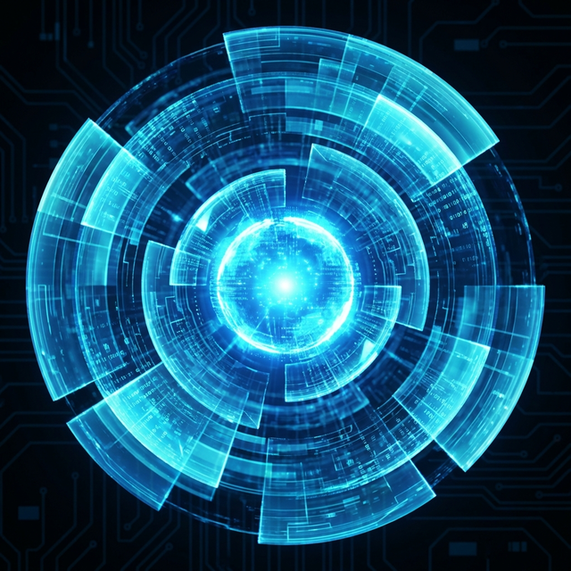 Decoratorパターンの概念図：暗号化レイヤーの積み重ね