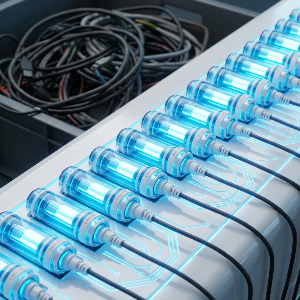 整然としたカプセル